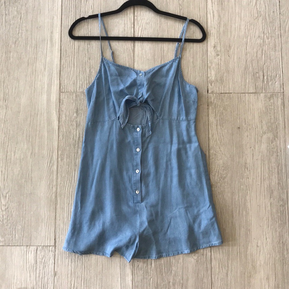 denim Forever 21 romper